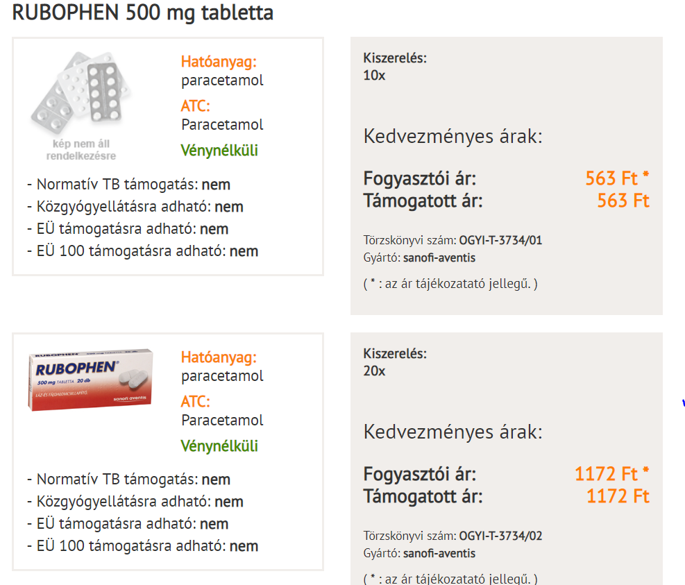 Hány tabletta van egy csomagban mérgező. A parazita gyógyszerek hatékonysága
